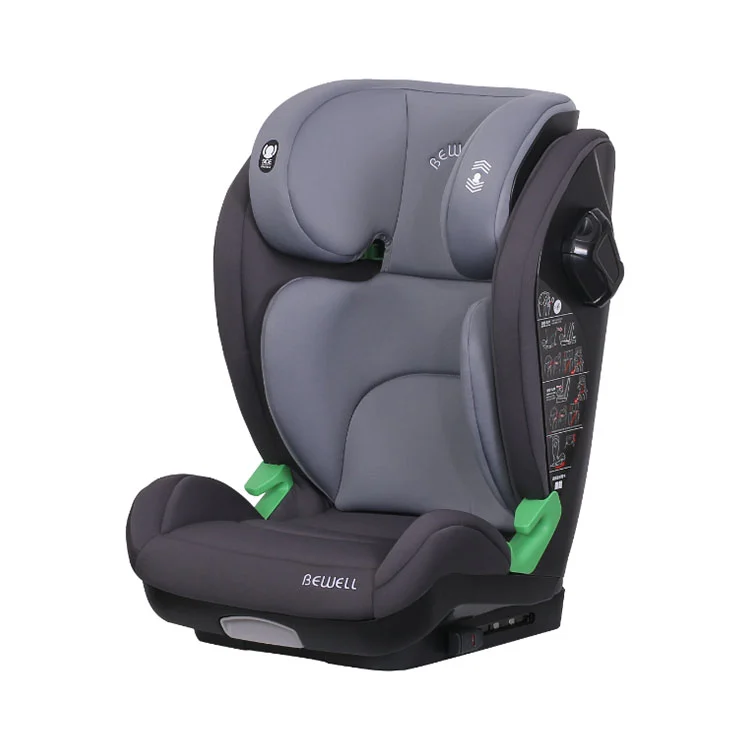 เบาะรถยนต์ความปลอดภัยสำหรับเด็กที่มี isofix และการตรึงเข็มขัดนิรภัย